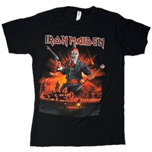 Iron Maiden Legacy of the Beast Tour T Shirt Mens M Eddie Metal Band Tee Mexico